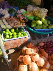 The food used by our hosts is made of fresh ingredients from the market and their garden.