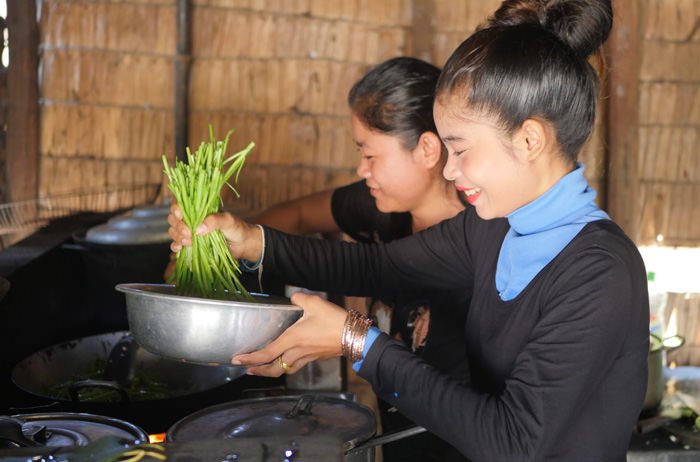 Eat with locals in Cambodia