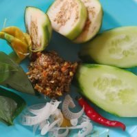 Prahok with vegetables