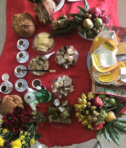 Hungry ghost festival in Cambodia