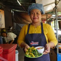 Ms Hong Ginlai at her stall